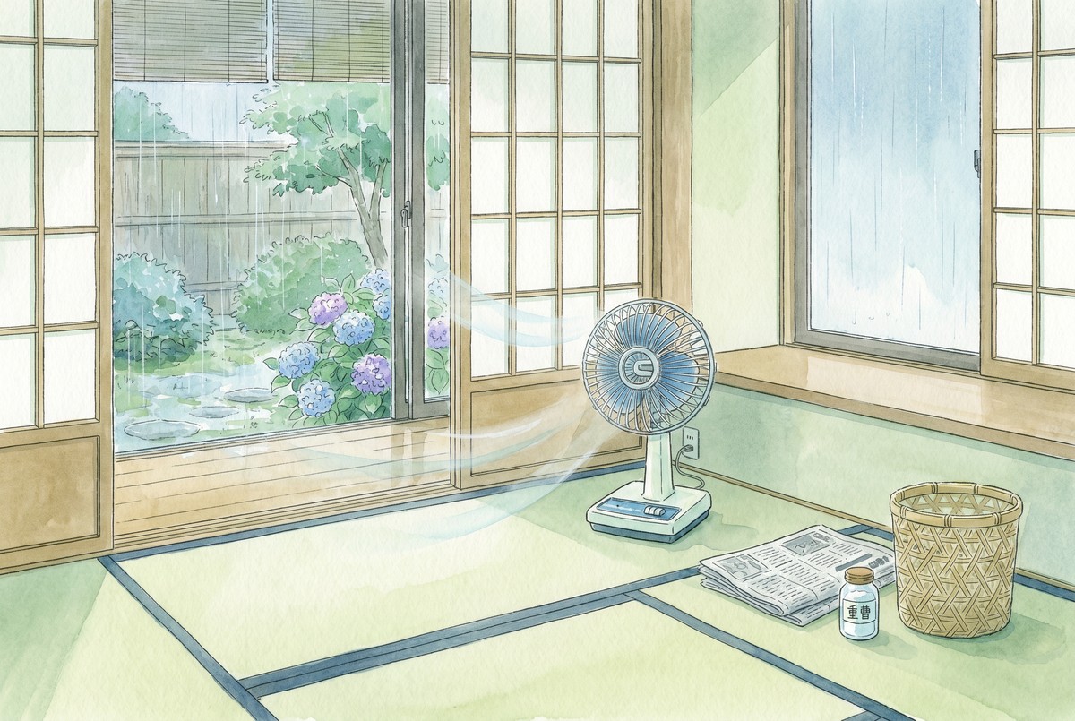 梅雨の湿気対策